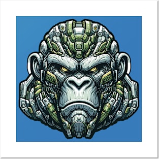 Mecha Apes S02 D74 Posters and Art